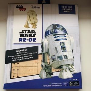 R2-D2 wooden model kit